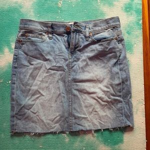 loft size 0 Jean skirt